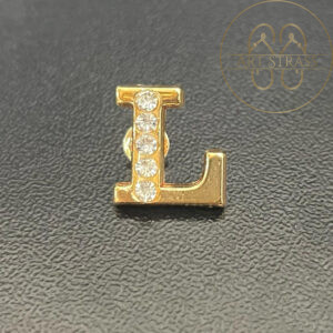 Letra L - Dourada