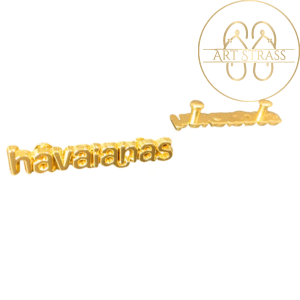 Havaianas Slim simples dourado