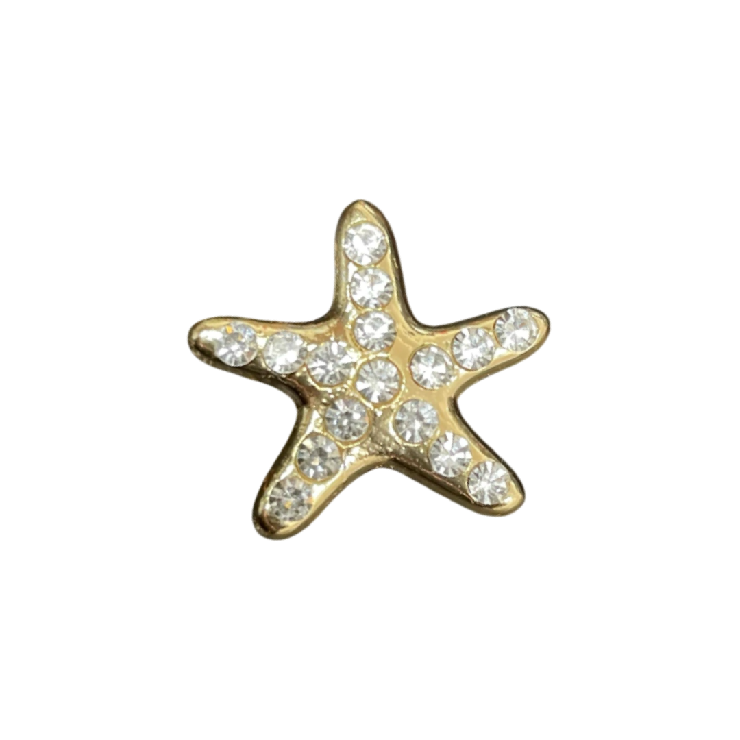 Estrela do mar dourada cristal