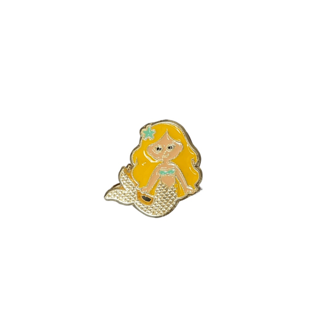 Sereia Resinada Cabelo Amarelo