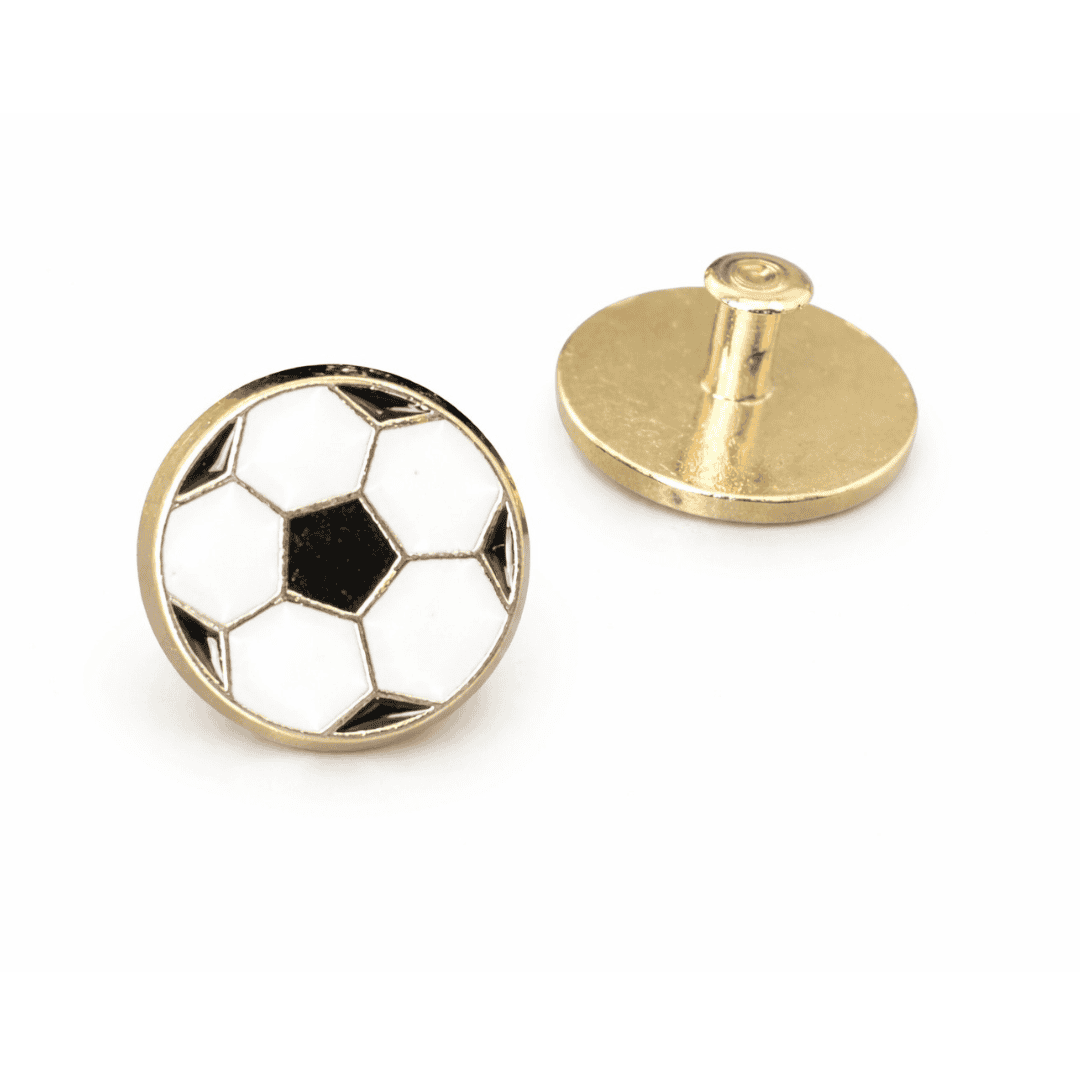 Bola de Futebol Dourada