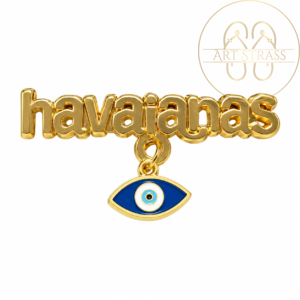 Havaianas com olho grego amendoado