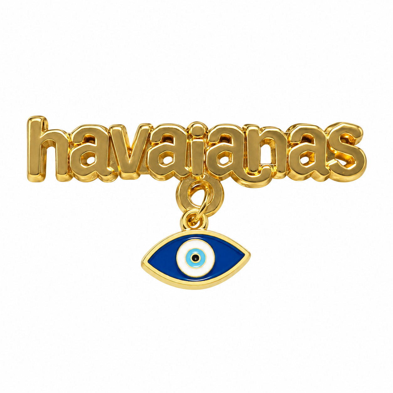 Havaianas com olho grego amendoado