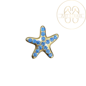Estrela do mar Dourada Azul